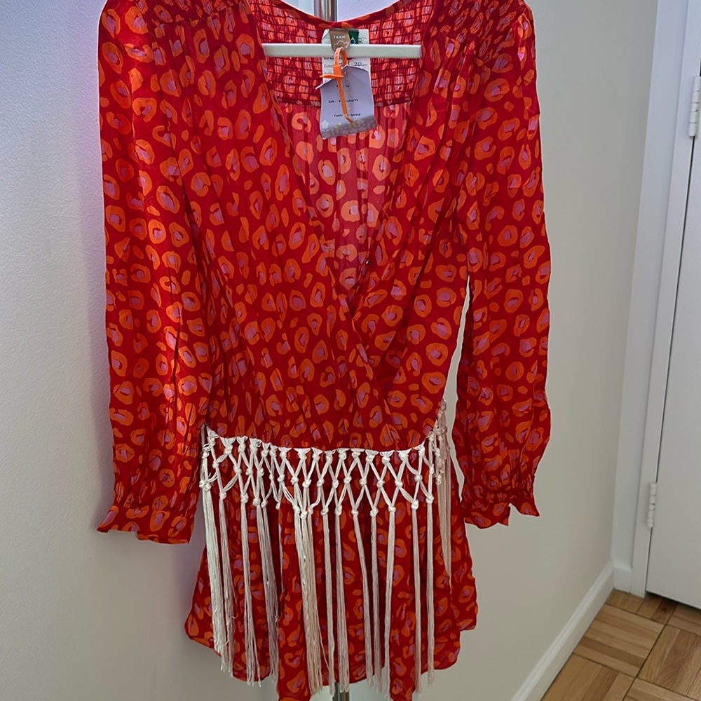 Beautiful red summer dress